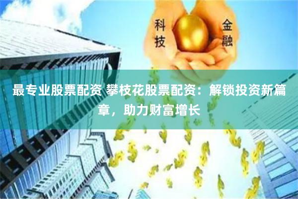 最专业股票配资 攀枝花股票配资：解锁投资新篇章，助力财富增长